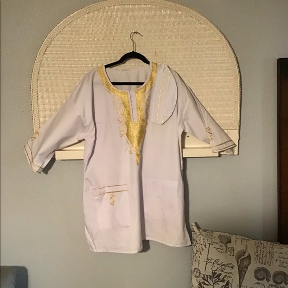 Dashiki Men’s With Hat - Picture 2 of 4